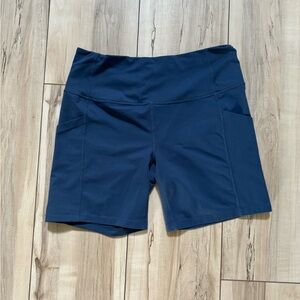 Zella Women Biker Shorts with pockets.